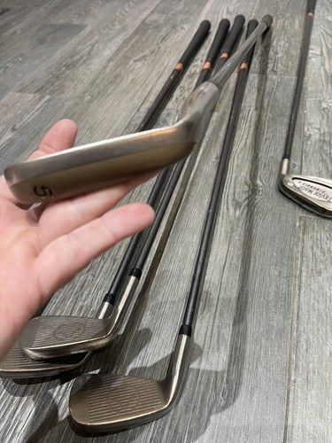 Taylormade Ti Bubble 2 Set Of Irons 4-9 Irons R80 Bubble 2 Shaft - Picture 19 of 19