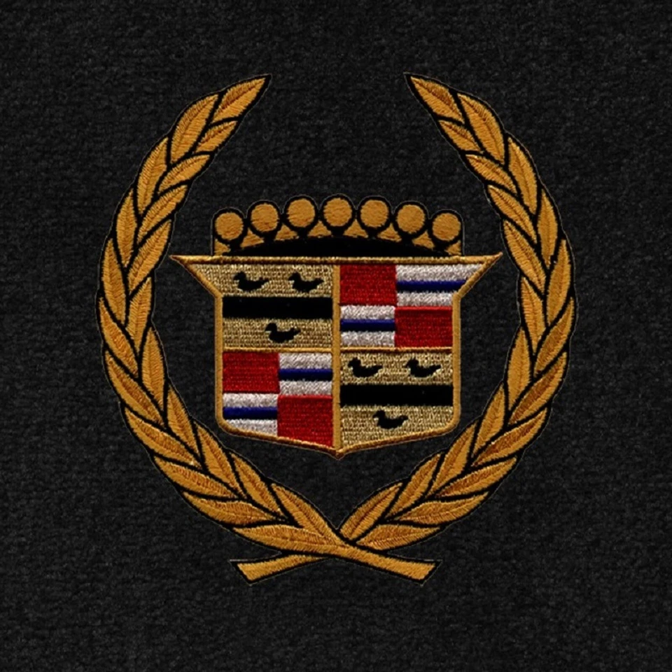 Lloyd Mats Velourtex Cadillac DeVille Gold Crest Front Floor Mats (1963-2001) Foto 3 de 4