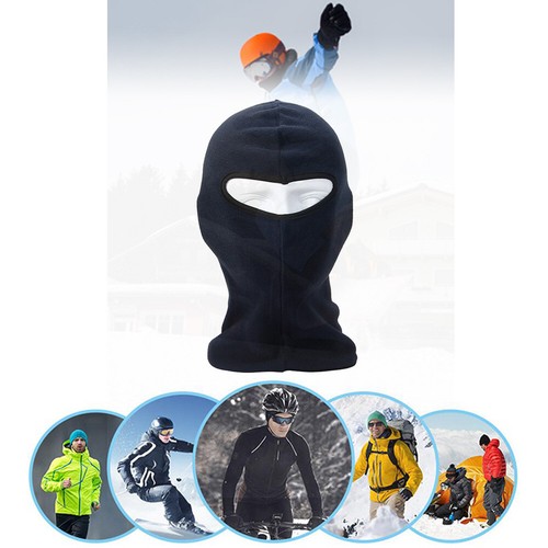 Warmth Fleece Balaclava Full Face Mask Neck Gaiter Cycling Hiking for Men women - Picture 5 of 22