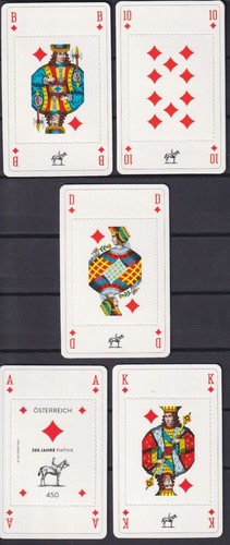 Austria 2024 Piatnik Playing Cards, Unusual stamps MNH** - Picture 2 of 5