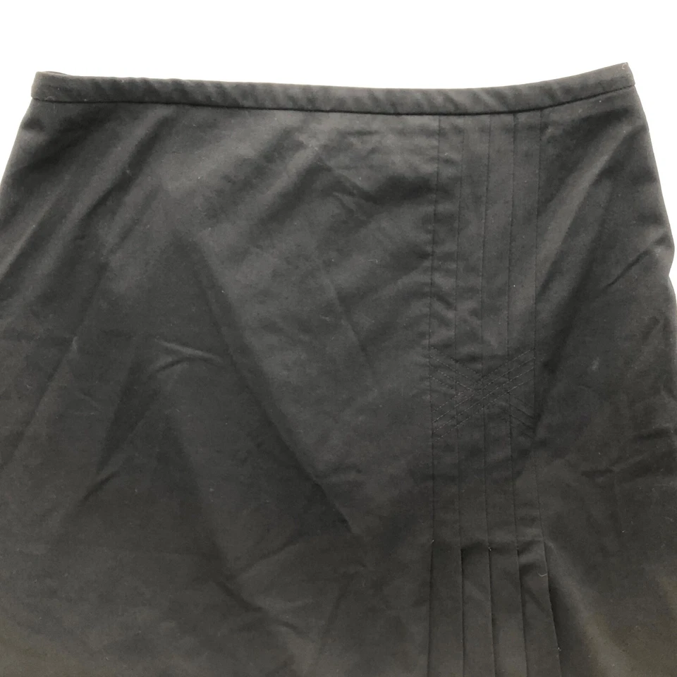 Falda midi Y2K 2000s negra plisada oficina centro comercial gótica colegiala XXL 14 Foto 3 de 4