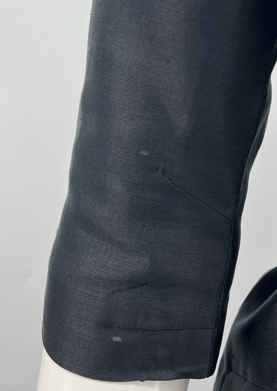 Abito giacca Celine vintage ALTRD nero manica 3 4 con spalline tg 40