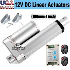 Linear Actuator 1500N/330lb 4" 5.7mm/s 12V W/ Wireless Controller Electric Motor