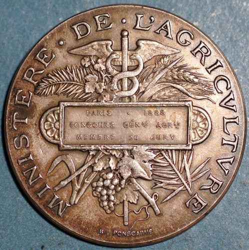 France Medal 1888 Ministère de l’agriculture Paris - Picture 2 of 2