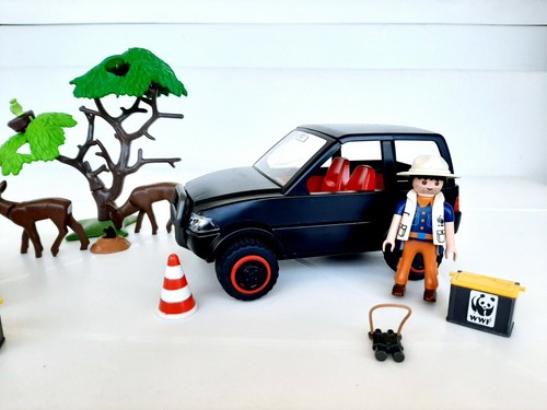 Playmobil Safari Jeep Auto w. 4345, 4340 Pickup Geländewagen Motorrad WWF Tiere - Bild 4 von 8