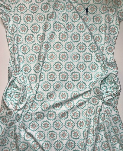 William Murray Women's Golf Dress MEDIUM Polo Floral Geometric Teal White NWT - Picture 11 of 24