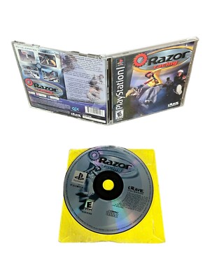Sony PlayStation 1 PS1 CIB COMPLETE TESTED Razor Racing 2001