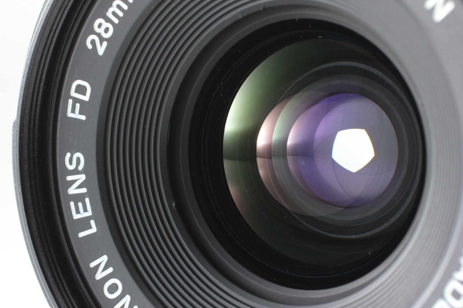 [MINT w/ Hood BW52B] Canon New FD NFD 28mm f/2.8 Wide Angle MF Lens