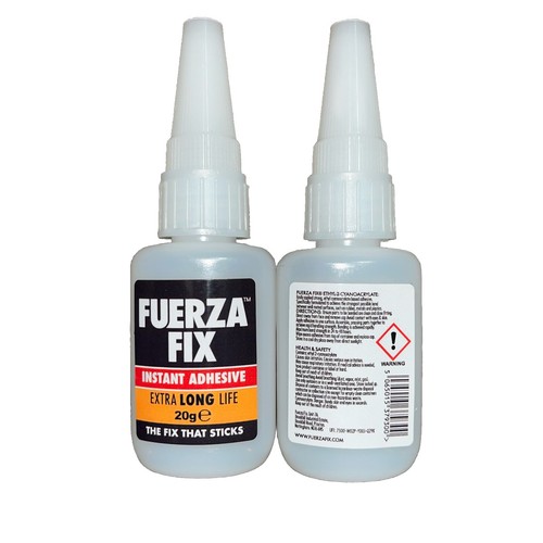 2 x Fuerza Fix Industrial Strength Glue 20g ANY MATERIAL BOND Fix - TRACKED 48 - Picture 4 of 5