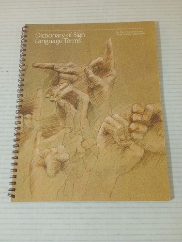 Dictionary Of Sign Language Terms LDS Mormon Manual Vintage 1981 ASL - Picture 1 of 14
