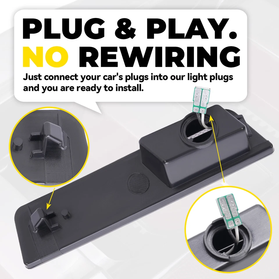 Smoked Red Rear Bumper LED Side Marker Lights For Dodge Challenger 2011-2014 New Foto 2 de 4