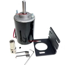 12V Permanent Magnet DC Motor, 30W 3500RPM High Speed CW/CCW Electric Gear Motor