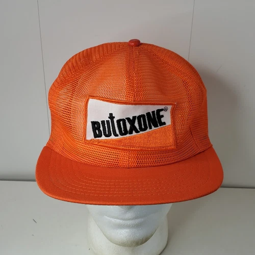 VTG Butoxone Herbicide Logo Patch Snapback Hat Full Mesh Trucker Baseball Cap