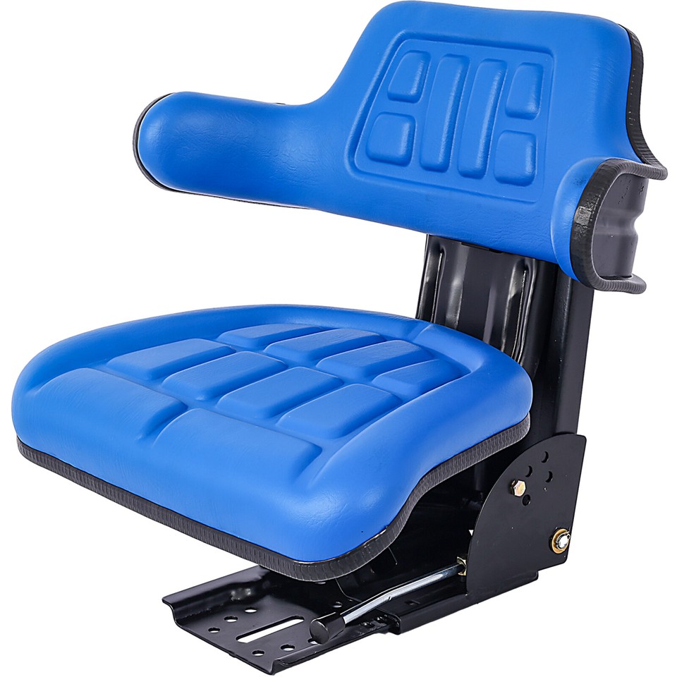 Kubota Tractor Seat Blue Tractor Suspension Seat - Adjustable Triback Design For Ford/New Holland 3000-3610 Models John Deere Tractor Seat