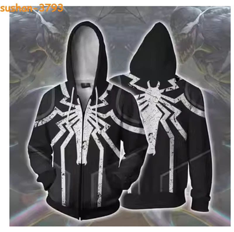 Spider-Man Sudaderas con Capucha Disfraces Cosplay Sudadera Abrigo Chaqueta Anime Superhéroe Regalos Foto 4 de 4