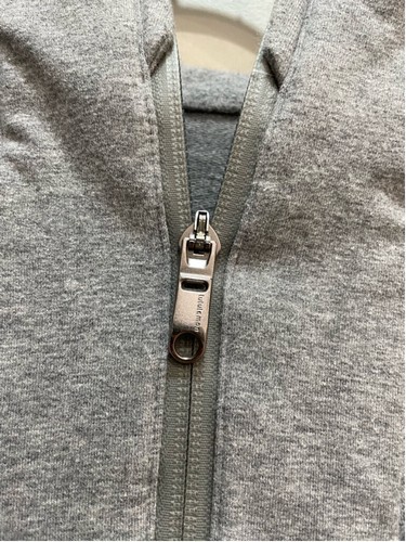 Lululemon Para Hombres Cremallera Completa Post Entrenamiento Sudadera con Capucha XXL Chaqueta Gris - Imagen 2 de 8