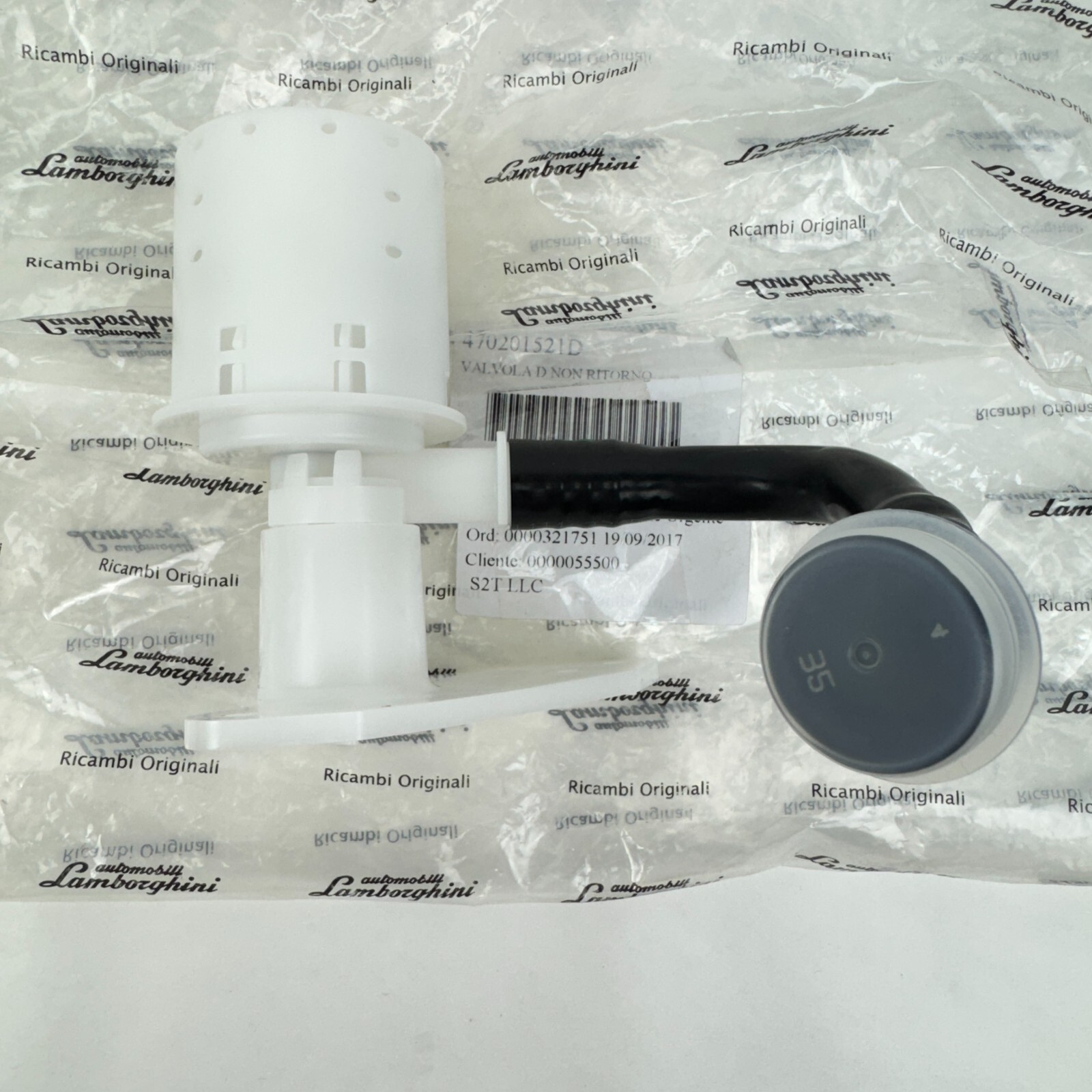 2012 - 2022 Lamborghini Aventador Fuel Tank System Non-Return Valve 470201521D