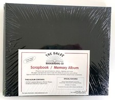 Dalee Bookbinding Co 8" x 8" Scrapbook Album 10 Page Protectors BLACK