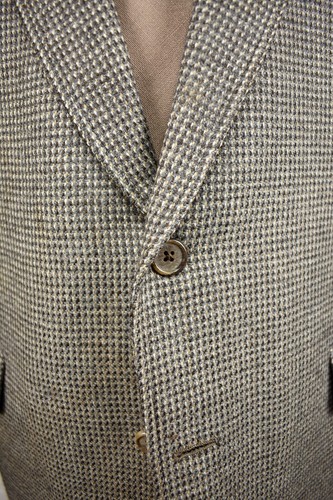 1976-1994 H. Freeman & Son Gray/Brown Wool Two Button Sport Coat Size: 42R - Picture 2 of 12