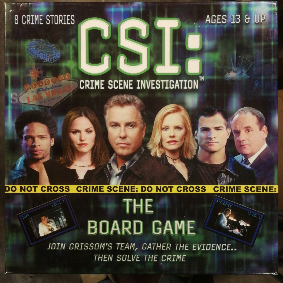 CSI:Crime Scene Investigation:The Board Game ~ COMPLETE unpunched