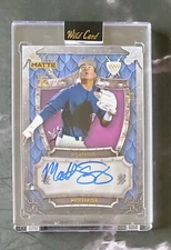 Matt Frazier 2024 Wild Card Matte WW Blue/Purple Rookie Auto SP 7/8 Pirates