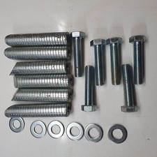 6 Pcs M16 Bolts Floor Anchor Washers Machine Concrete Sleeve Metal Resin Pitch