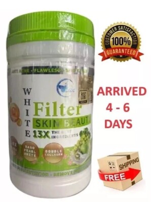Phyto Filter White Skin Beauty  13X Collagen Whitening Powder By DSM Fresh Stock