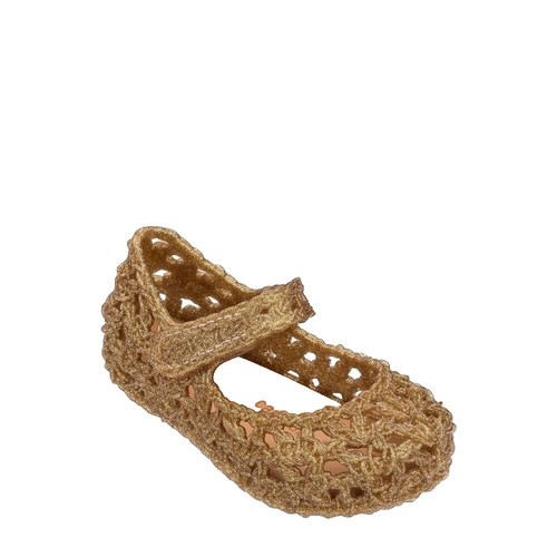 Mini Melissa Sz 9 Toddler Sweet Love Flat Light Pink Rose Gold | eBay
