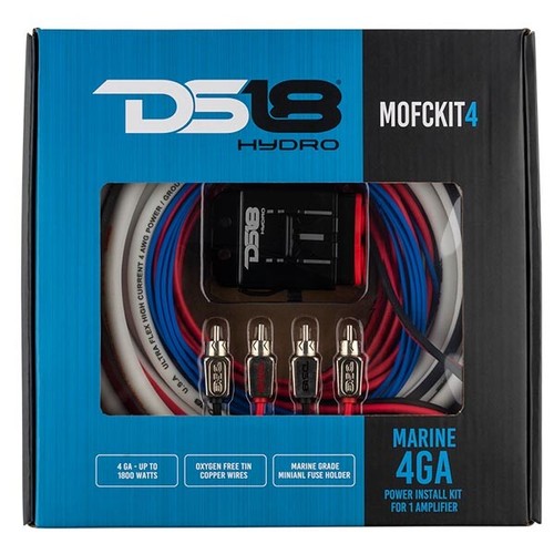 DS18 4-GA Marine Tinned OFC Installation Kit - Picture 2 of 7