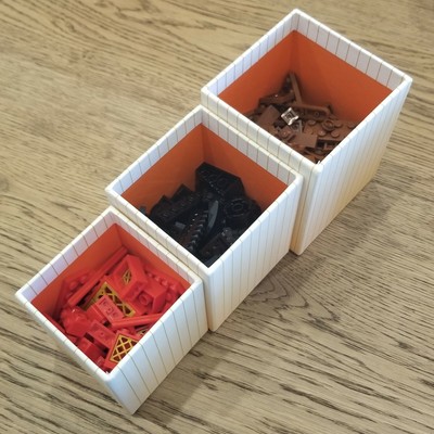 LEGO Sorting Bin Tray Organizer Storage Toy Holder Box Collapsible Space Saver | eBay