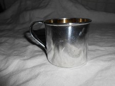 Community Oneida silver baby cup Affection 1960 