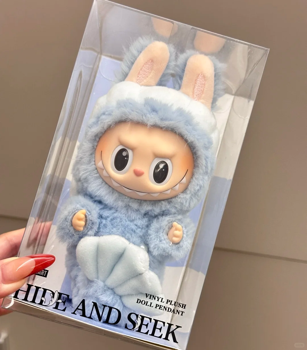 POP MART HIDE AND SEEK TUMBLER ラブブ POP MART Labubu HIDE AND SEEK Vinyl Doll Pendant Push Toy
