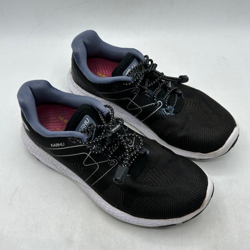 Karhu Ikoni 2020 Ortix Hivo Women's Size 8 Running Shoes Black Blue Comfort - Picture 2 of 19