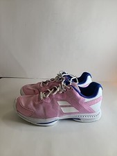 Babolat SFX 3 Sneakers Women's 9 All Court Pink White Blue Shoes 31S23530