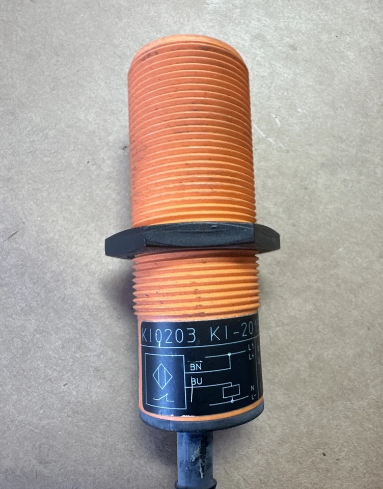 (3) PREOWNED- IFM KI0203 KI-2015-BBOA/NI 20-250VAC/DC Proximity Switch Sensor - Image 4 of 4