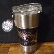 NFL Team 20 oz Stainless Steel Tumbler Coffee Mug