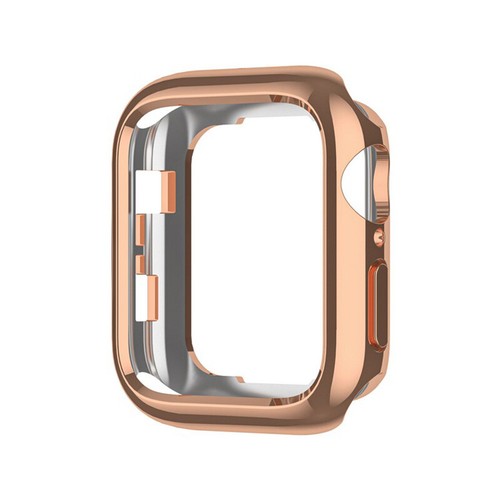 Custodia protettiva telaio orologio TPU morbido per Apple iWatch Series 9/8/SE/7/6/5/4/3 - Foto 17 di 28