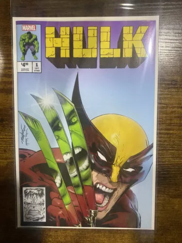 HULK #1 * NM+ MIKE MAYHEW VARIANT 2021 A TRADE INCREDIBLE 340 McFARLANE HOMAGE