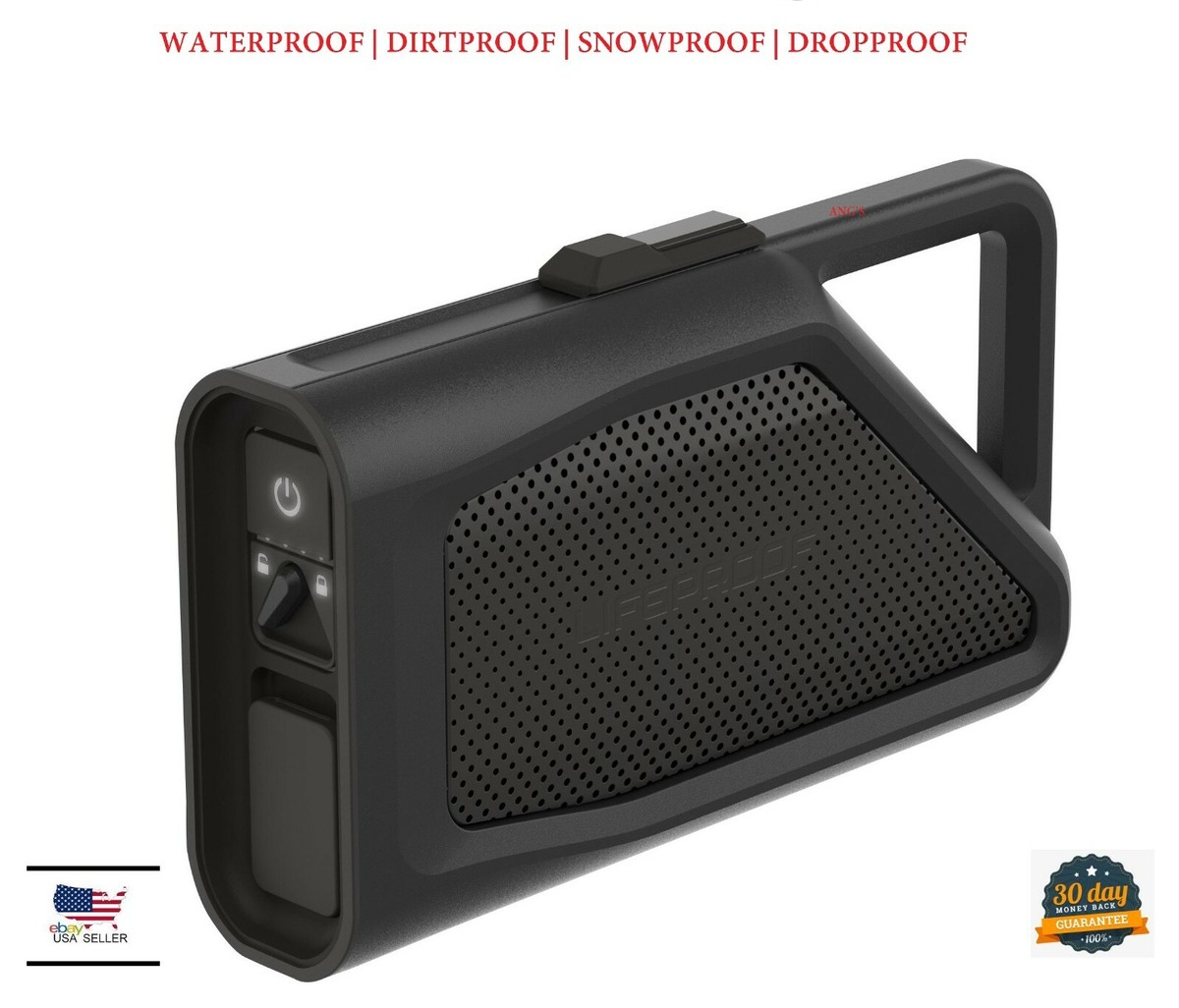LifeProof Portable Shower Water Proof Bluetooth Speaker 3.5 Aux