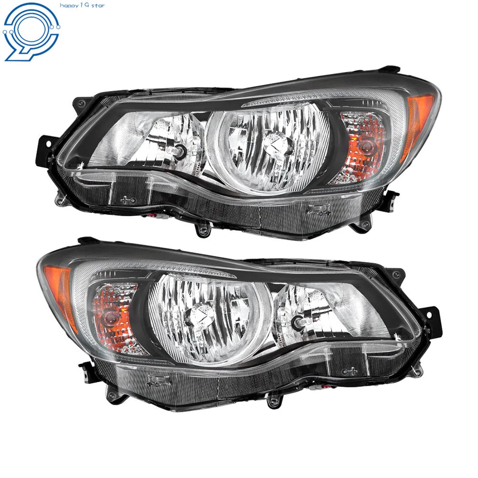 For 2012-2015 Subaru Impreza&2013-2016 Crosstrek Headlight Halogen Pair LH+RH Foto 3 de 4