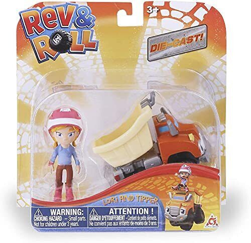Rev & Roll - Druckguss Fahrzeug & Figurenset - Lori und Kipper - Bild 16 von 24