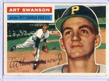 1956 TOPPS BASEBALL #204 ART SWANSON, PITTSBURGH PIRATES 120717