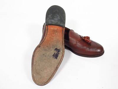 Allen Edmonds Dark Chili Acheson Calfskin Moc-Toe Tassel  display picture 2