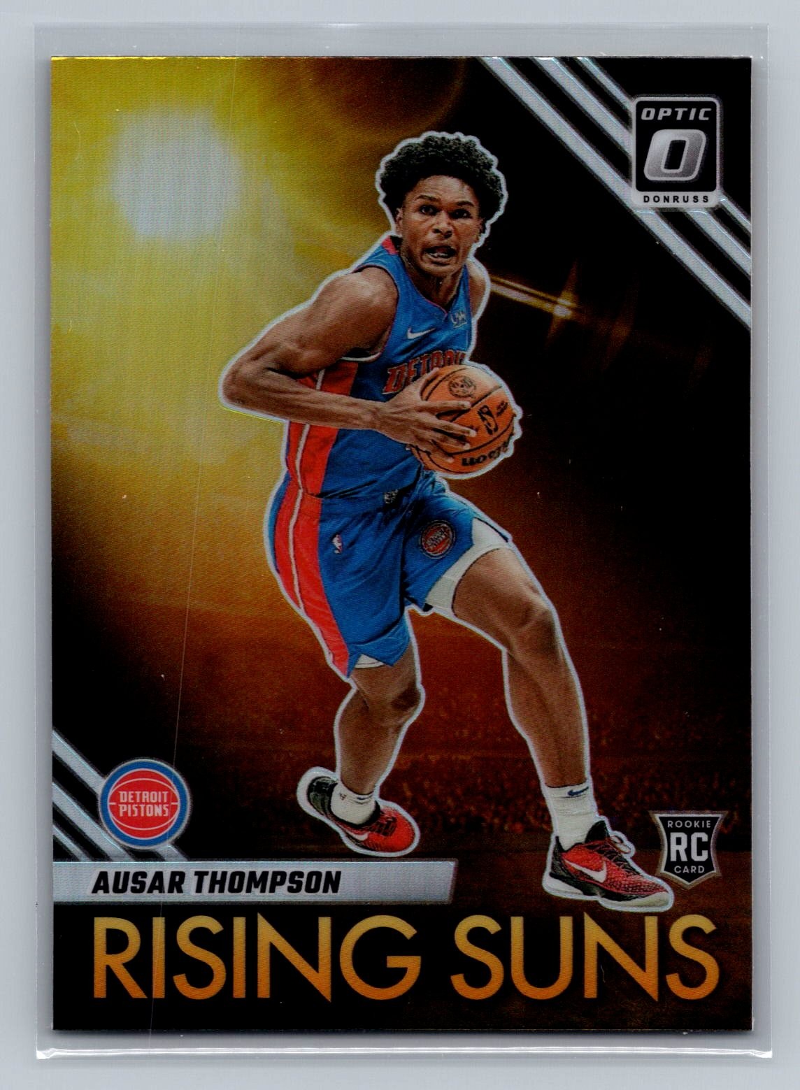 2023-24 Donruss Optic Ausar Thompson Rising Suns Holo Rookie #9