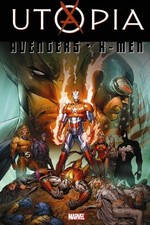 UTOPIA (AVENGERS / X-MEN) By Matt Fraction & Marc Silvestri - Hardcover *VG+* image