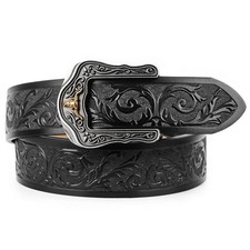 Western Leather Ratchet Belt for Men and Women Classic Design for Casual Wear...