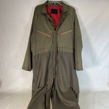 VINTAGE Walls Coveralls Mens Large Green With Red Lined-has Repairs-Read 