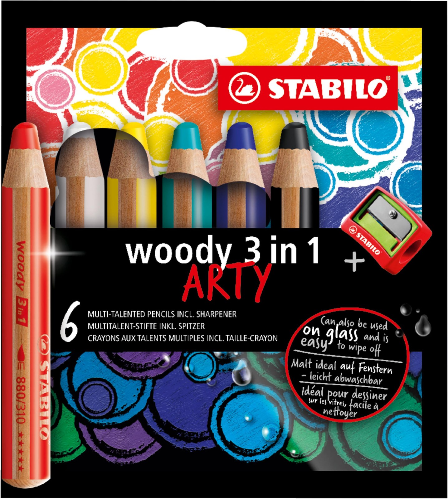 6 Count With Sharpener