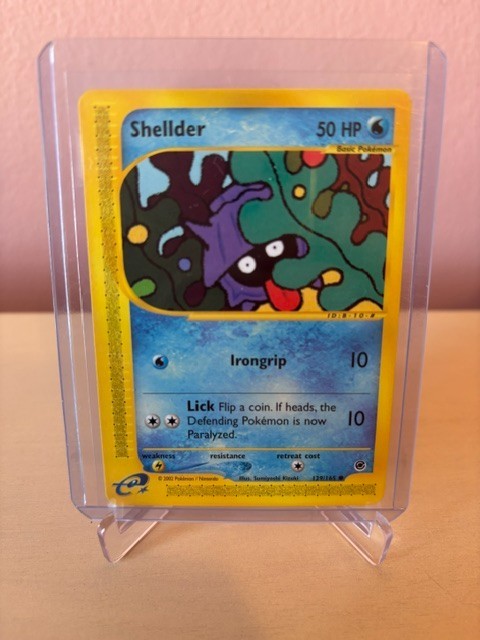 Pokemon TCG Shellder 129/165 Expedition Common Base Set