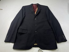 J Crew Blazer Mens 40 Blue Wool Cambridge Suit Jacket Sport Coat 3 Button